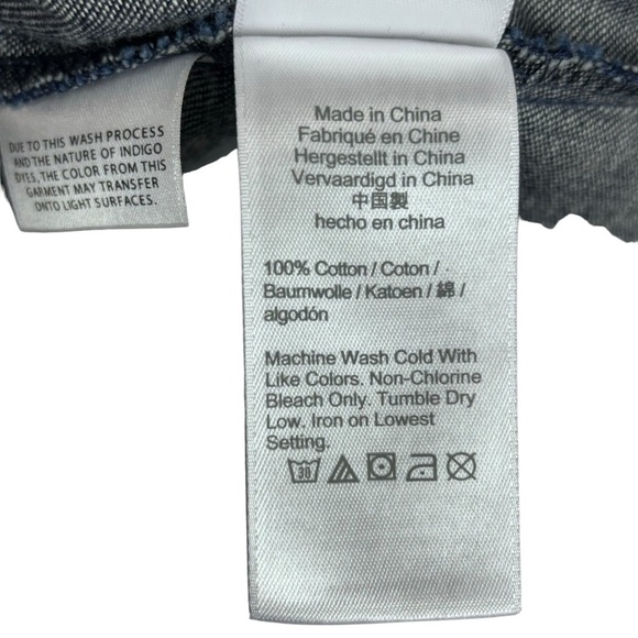 J. CREW BG118 COTTON CHAMBRAY DENIM BLUE SMOCKED PUFF SLEEVE MINI DRESS - Picture 14 of 15